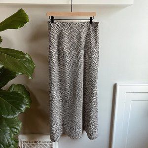 Vintage Studio Gray Floral Maxi Skirt